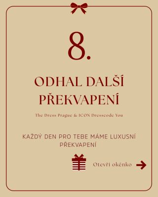 🎄 Dnes na tebe čeká voucher na půjčení jakýchkoliv šatů a doplňků v The Dress Prague – klidně na Vánoce, Silvestra,...